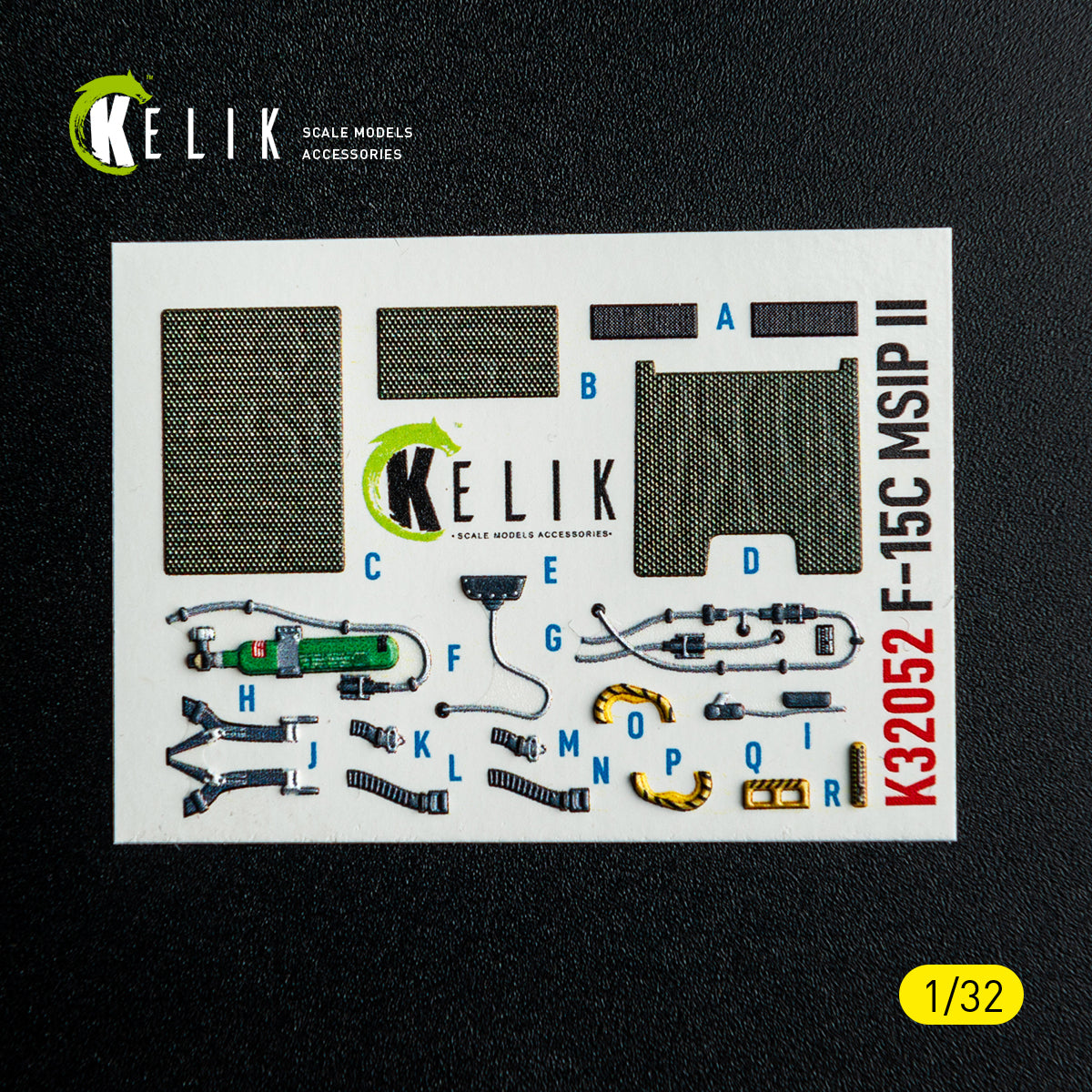 KELIK K32052 F-15C MSIP II - interior 3D decals for Tamiya kit 1/32 – zdjęcie 9