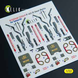 KELIK K32048 F-4C - interior 3D decals for Tamiya kit 1/32 – immagine 8