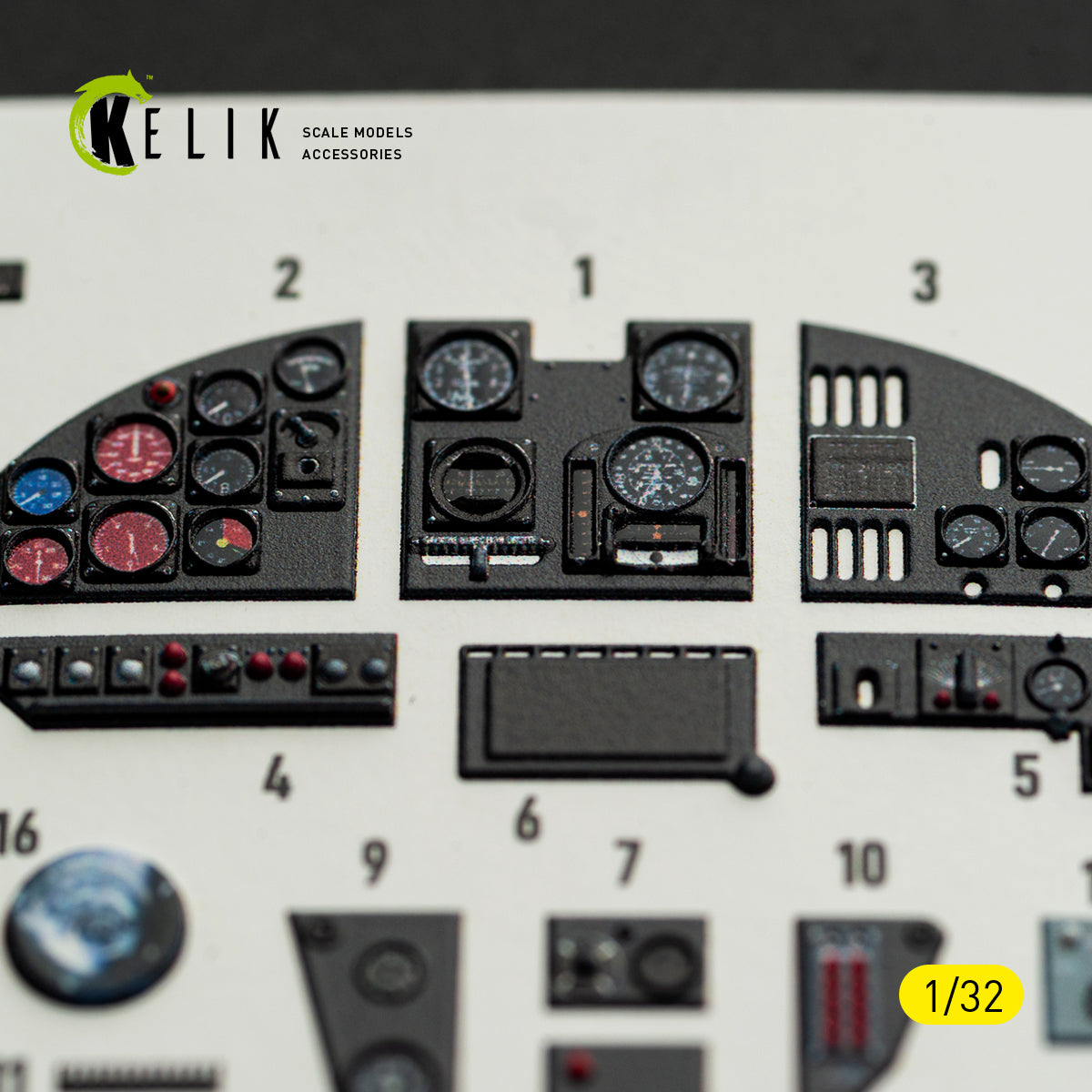 KELIK K32057 MS-406C-1 - interior 30 decals for Special Hobby kit 1/32 – image 4