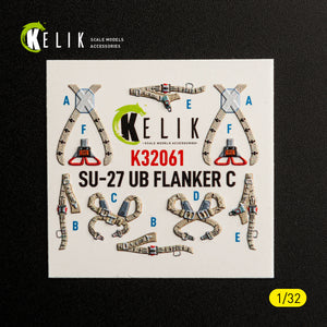 KELIK K32061 SU-27UB Flanker C - interior 3D decals for Trumpeter kit 1/32 – obrázek 7