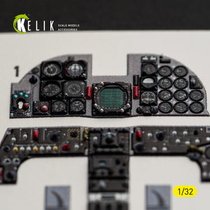 KELIK K32059 F-5F - interior 3D decals for Kitty Hawk/Zimi models kit 1/32 – obrázek 7