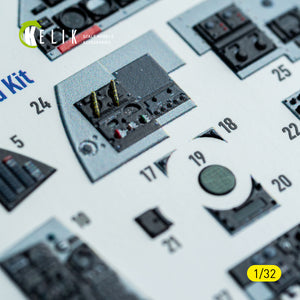 KELIK K32048 F-4C - interior 3D decals for Tamiya kit 1/32 – immagine 10