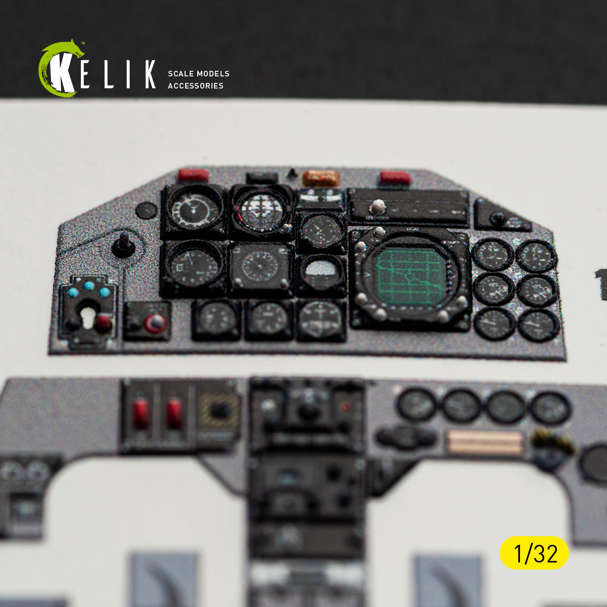 KELIK K32059 F-5F - interior 3D decals for Kitty Hawk/Zimi models kit 1/32 – obrázek 6