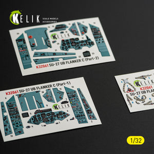 KELIK K32061 SU-27UB Flanker C - interior 3D decals for Trumpeter kit 1/32 – obrázek 9