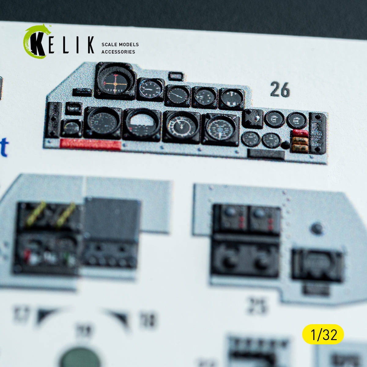 KELIK K32048 F-4C - interior 3D decals for Tamiya kit 1/32 – immagine 11