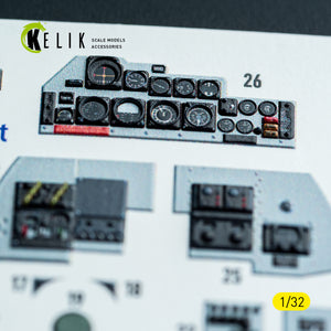 KELIK K32048 F-4C - interior 3D decals for Tamiya kit 1/32 – immagine 11