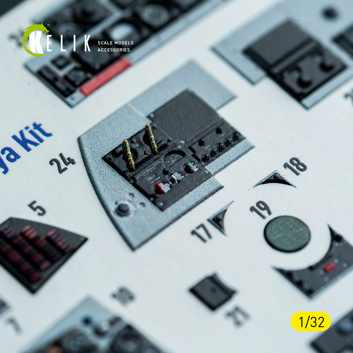 KELIK K32049 F-4D - interior 3D decals for Tamiya kit 1/32 – image 16
