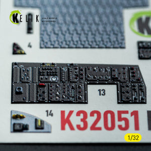 KELIK K32051 F-15C (early) - interior 30 decals for Tamiya kit 1/32 – immagine 12