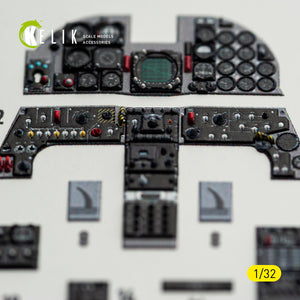 KELIK K32059 F-5F - interior 3D decals for Kitty Hawk/Zimi models kit 1/32 – obrázek 5