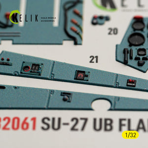 KELIK K32061 SU-27UB Flanker C - interior 3D decals for Trumpeter kit 1/32 – obrázek 10