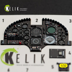 KELIK K32062 A-7D CORSAIR II - interior 30 decals for Trumpeter kit 1/32 – immagine 9