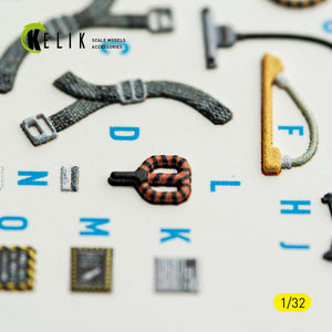 KELIK K32063 A-7E CORSAIR II - interior 3D decals for Trumpeter kit 1/32 – obrázek 10