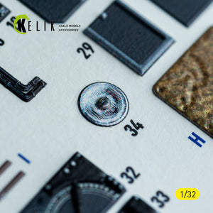 KELIK K32047 Ju-87G - interior 3D decals for Hasegawa kit 1/32 – immagine 8
