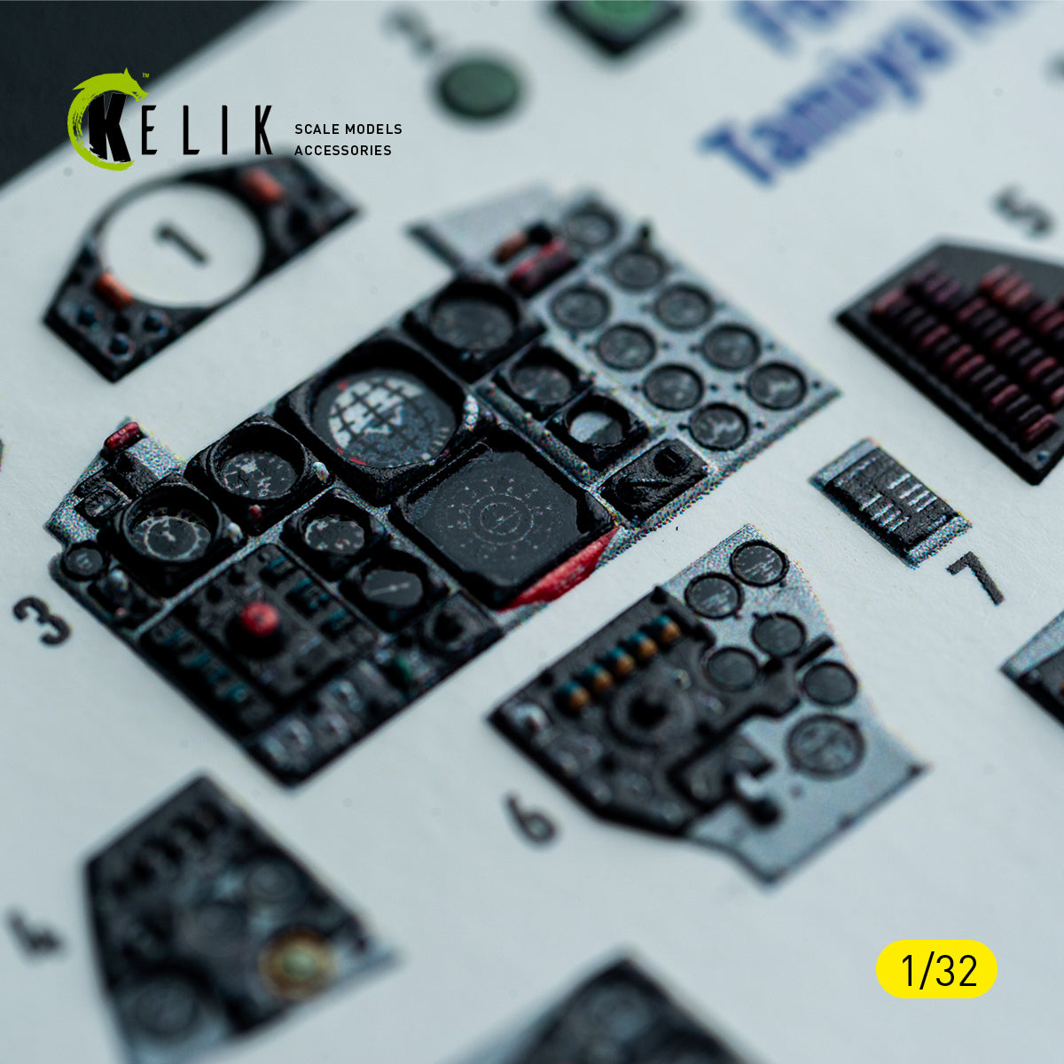 KELIK K32049 F-4D - interior 3D decals for Tamiya kit 1/32 – image 9