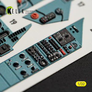 KELIK K32061 SU-27UB Flanker C - interior 3D decals for Trumpeter kit 1/32 – obrázek 11