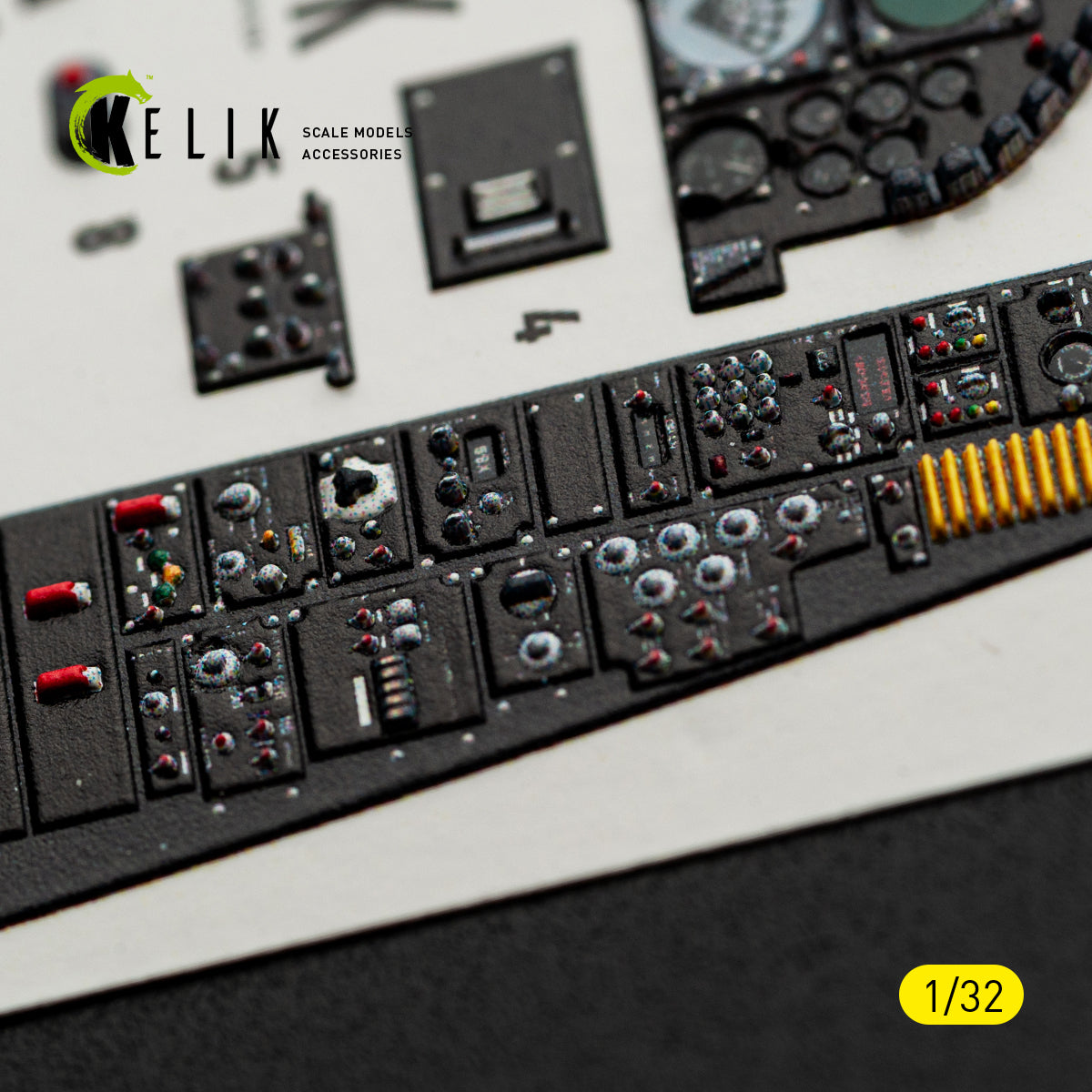 KELIK K32062 A-7D CORSAIR II - interior 30 decals for Trumpeter kit 1/32 – immagine 10