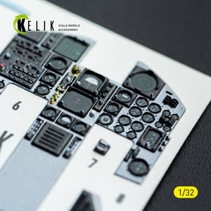 KELIK K32051 F-15C (early) - interior 30 decals for Tamiya kit 1/32 – immagine 14