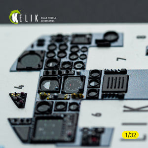 KELIK K32052 F-15C MSIP II - interior 3D decals for Tamiya kit 1/32 – zdjęcie 15
