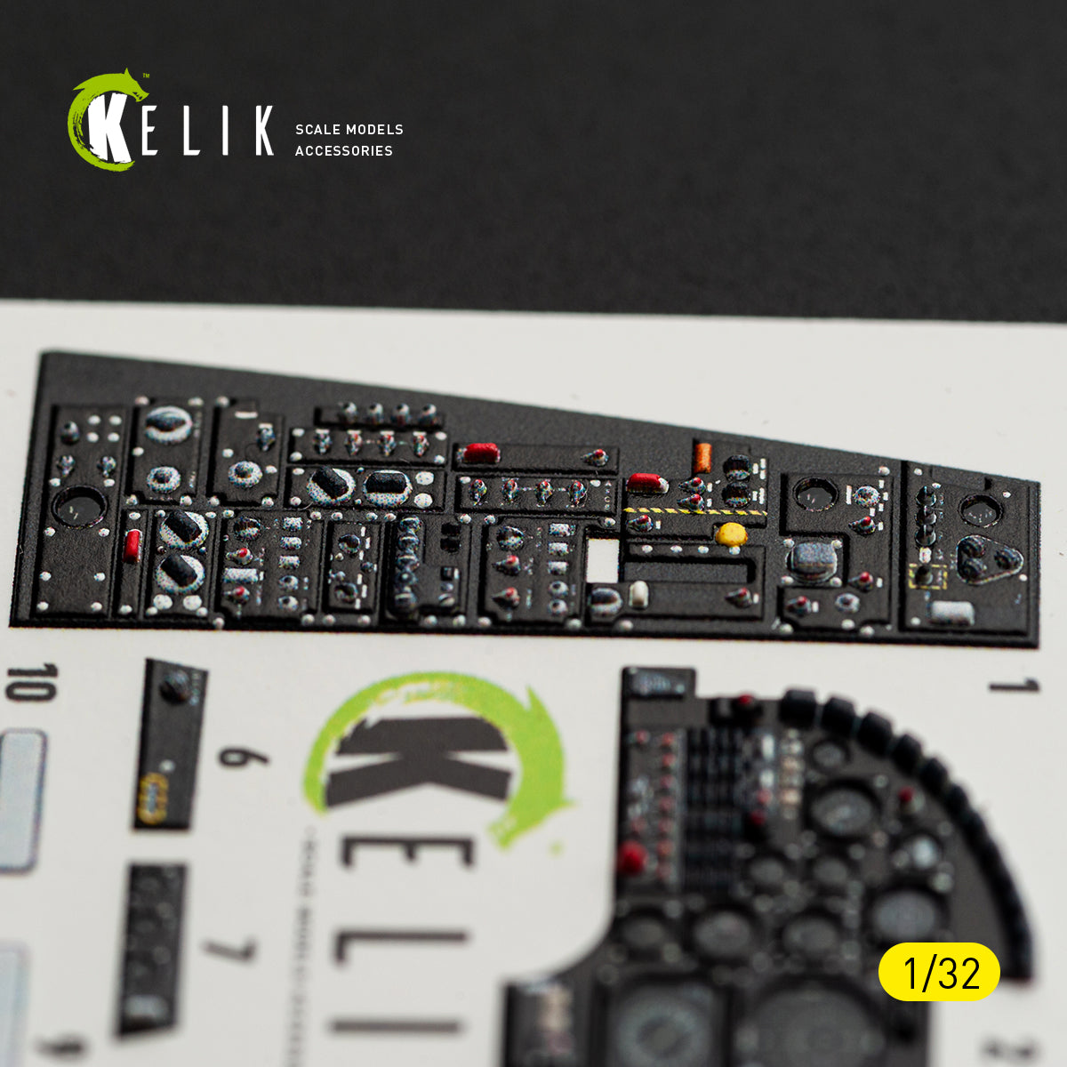 KELIK K32062 A-7D CORSAIR II - interior 30 decals for Trumpeter kit 1/32 – immagine 11