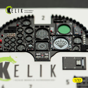 KELIK K32063 A-7E CORSAIR II - interior 3D decals for Trumpeter kit 1/32 – obrázek 12