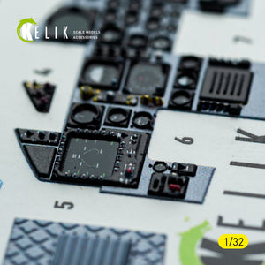KELIK K32052 F-15C MSIP II - interior 3D decals for Tamiya kit 1/32 – zdjęcie 16