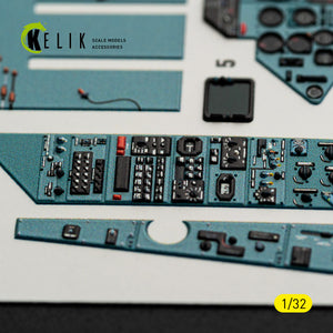 KELIK K32061 SU-27UB Flanker C - interior 3D decals for Trumpeter kit 1/32 – obrázek 14
