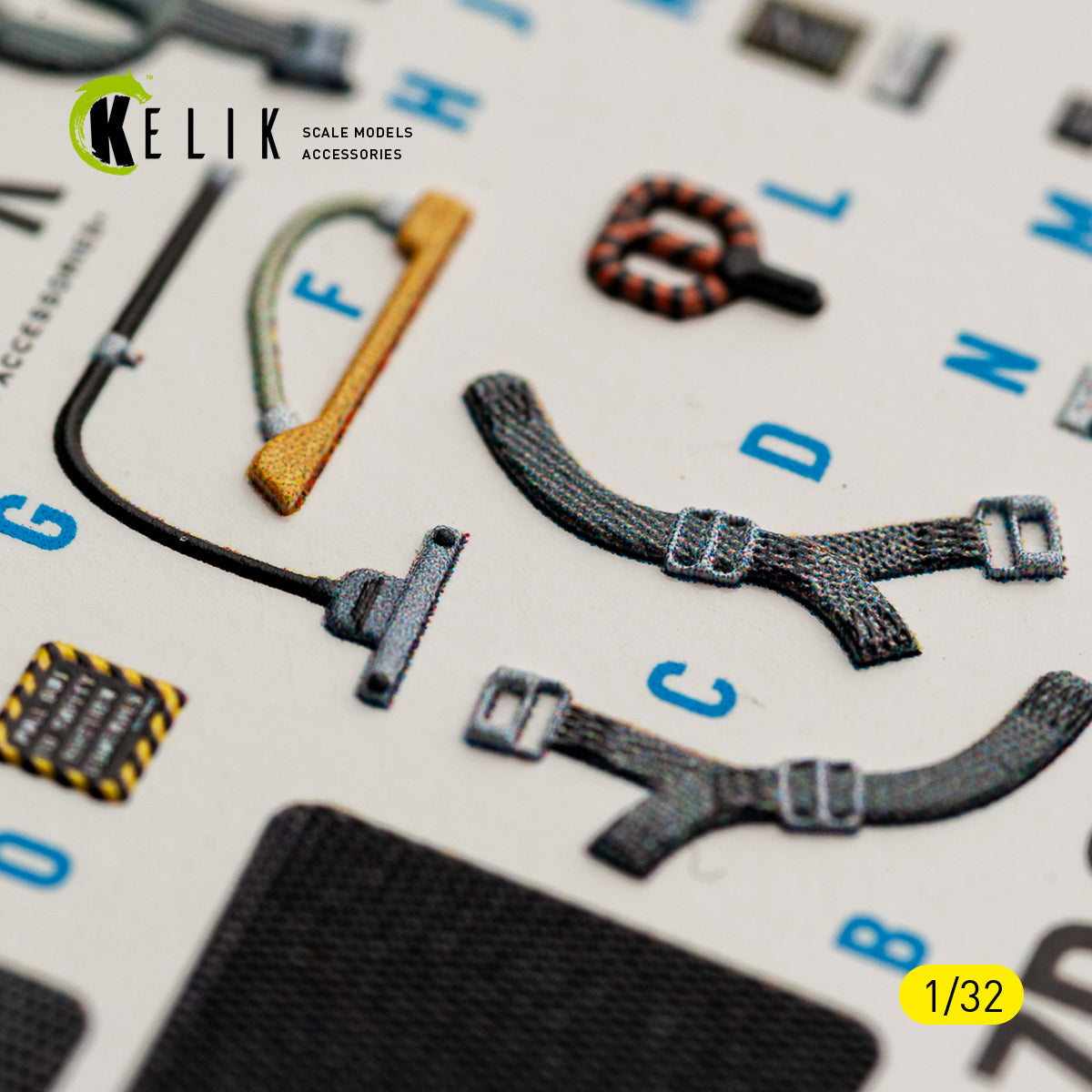 KELIK K32062 A-7D CORSAIR II - interior 30 decals for Trumpeter kit 1/32 – immagine 13