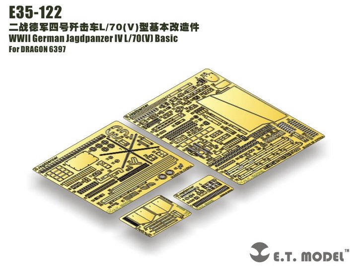 E.T. Model E35-122 WWII German Jagdpanzer IV L/70(V) Basic (For DRAGON Smart Kit) 1/35