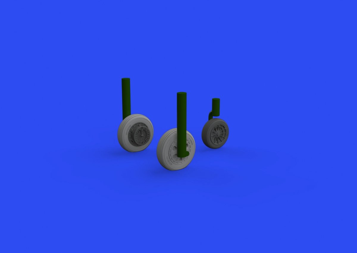 Eduard 648673 Sabre F.4 wheels AIRFIX 1/48 – zdjęcie 3