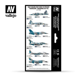 Vallejo 71618 USAF colors post WWII to present Aggressor Squadron Part III 8x17ml – zdjęcie 2