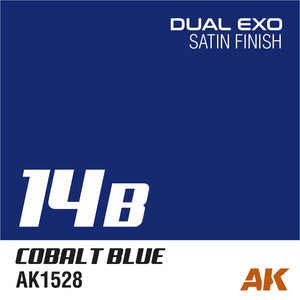 AK Interactive AK1558 DUAL EXO SET 14 – 14A URANUS BLUE &amp;amp; 14B COBALT BLUE – zdjęcie 3