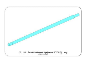 Aber 35L-159 Barrel for German Jagdpanzer IV L/70 (V) Lang 1/35 – image 8