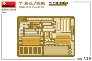 MiniArt 37065 T-34/85 MOD. 1945. PLANT 112. INTERIOR KIT 1/35 – image 3