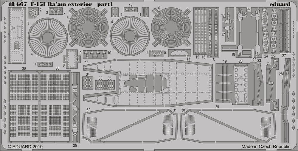 Eduard 48667 F-15I RaaM exterior 1/48 Academy – zdjęcie 2