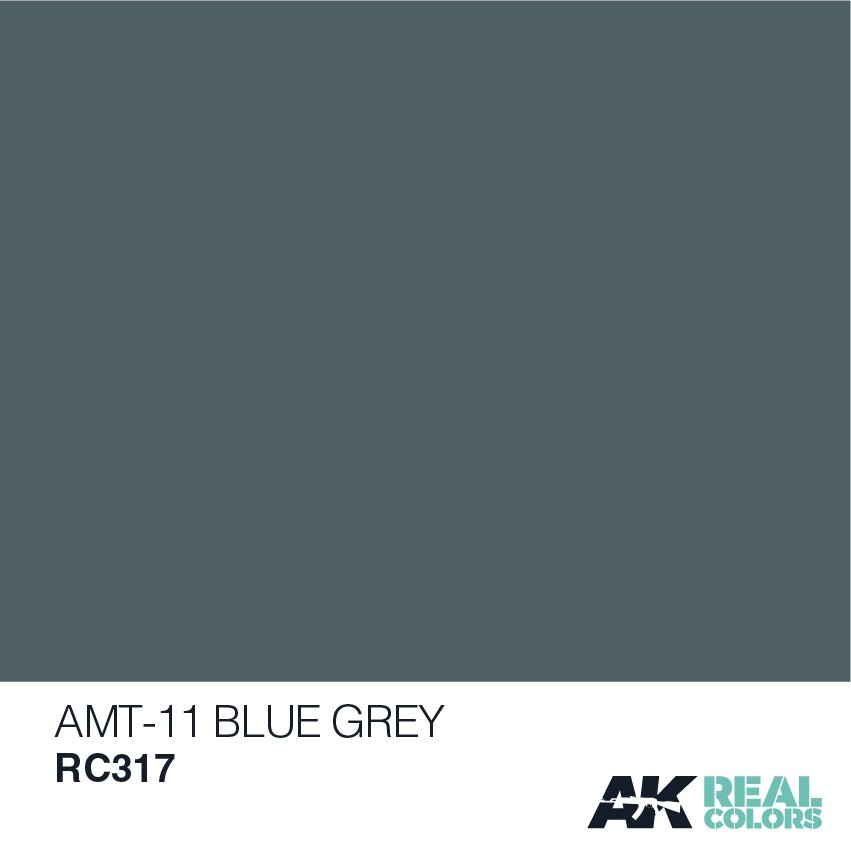 AK Interactive RC317 AMT-11 BLUE GRAY 10ML – image 2
