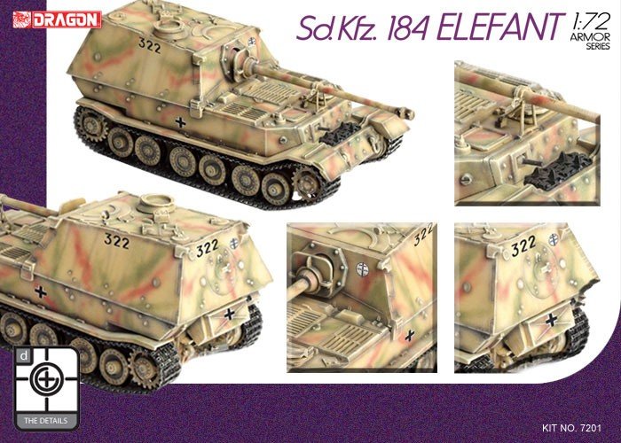Dragon 7201 SdKfz.184 Elefant 1/72 – Bild 3