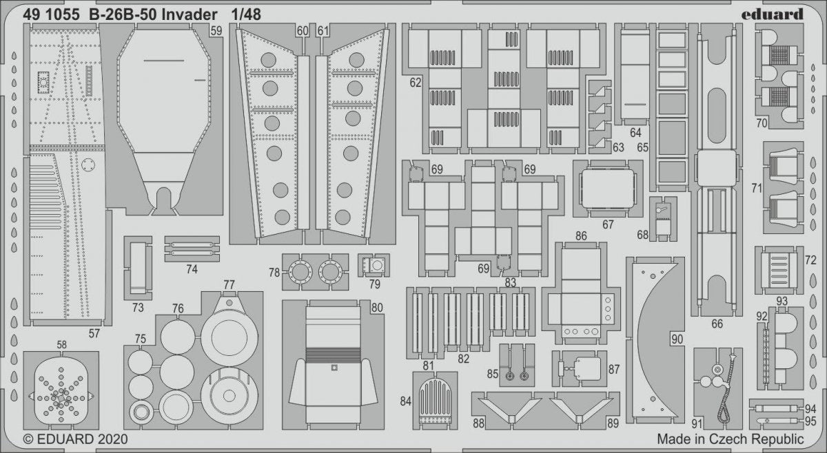 Eduard 491055 B-26B-50 Invader 1/48 ICM – zdjęcie 2