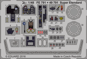 Eduard FE791 Super Etendard KITTY HAWK 1/48