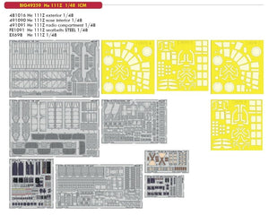 Eduard BIG49259 He 111Z 1/48 for ICM – zdjęcie 2