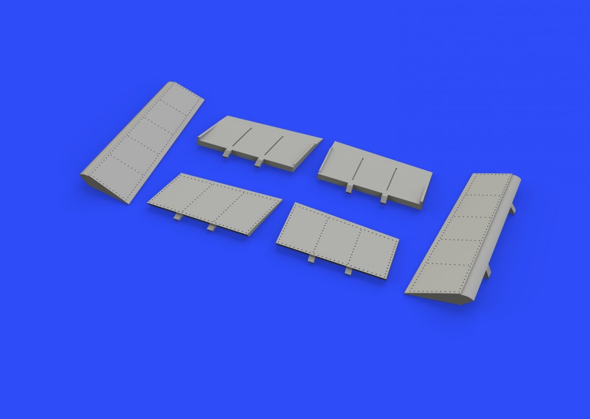 Eduard 648291 Bf 109F landing flaps EDUARD 1/48 – zdjęcie 6