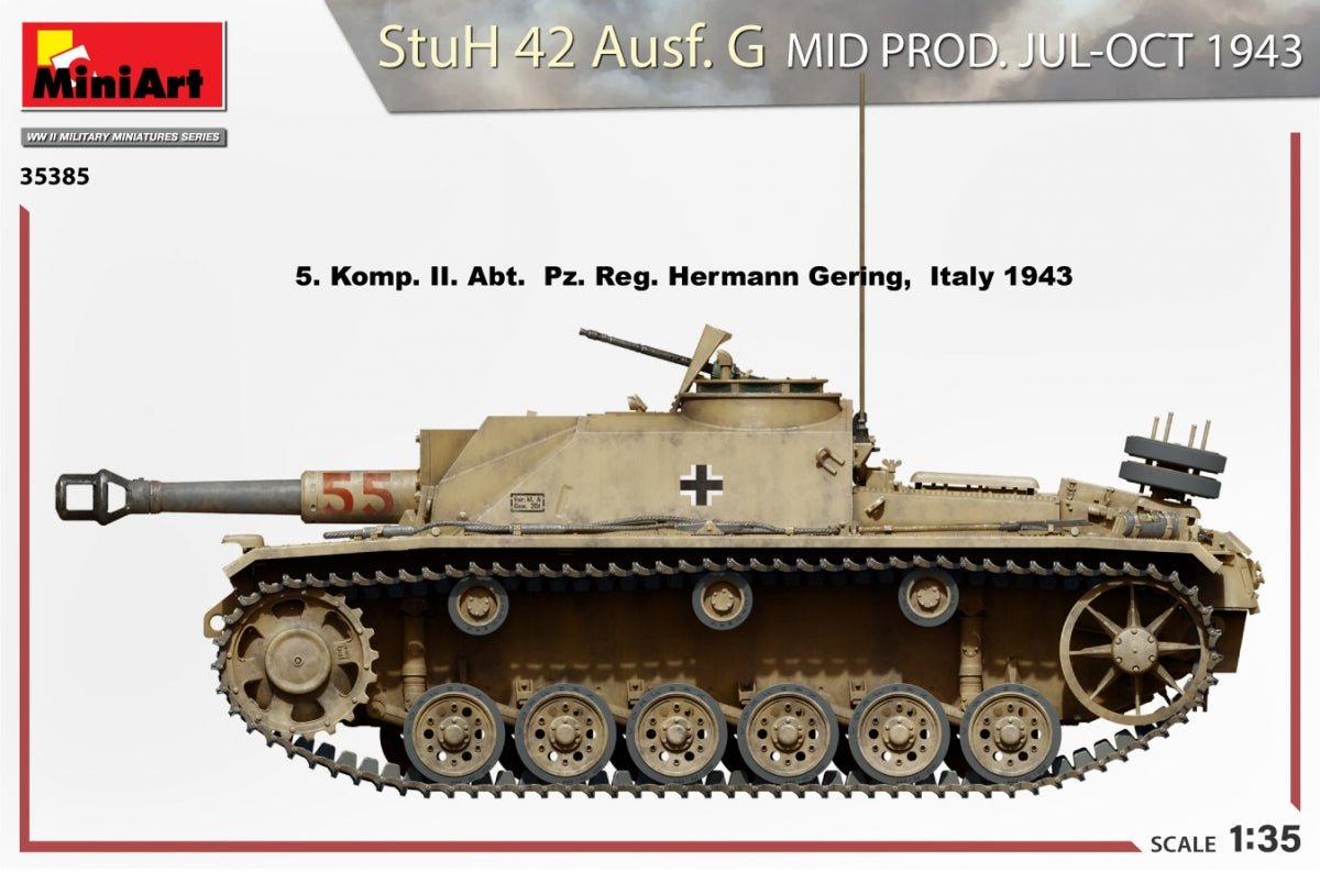 MiniArt 35385 StuH 42 Ausf. G MID PRODUCED BY JUL-OCT 1943 1/35 – image 5