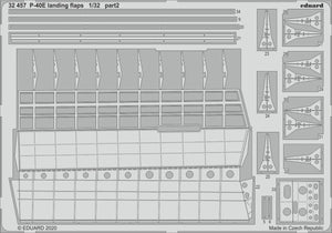 Eduard 32457 P-40E landing flaps 1/32 TRUMPETER – zdjęcie 2