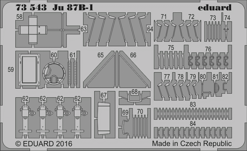 Eduard 73543 Ju 87B-1 1/72 AIRFIX