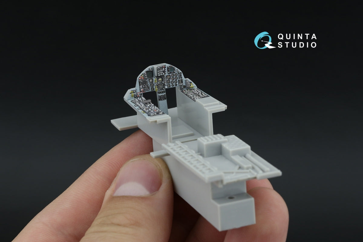Quinta Studio QDS-48597 F-15A/F-15C Early/F-15J Early 3D-Printed &amp;amp; coloured Interior on decal paper (Hasegawa) (Small version) 1/48 – zdjęcie 11