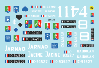 Star Decals 35-C1218 Indochine The Foreign Legion - Regiment Etranger Cavalerie 3 1/35 – zdjęcie 3