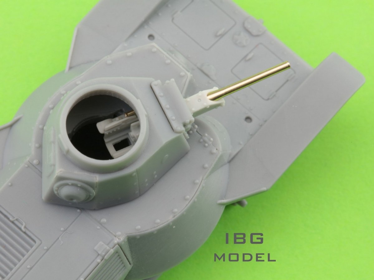 Master GM-72-015 Type 95 Ha-Go - 37 mm Type 94 gun barrel with resin mount (for IBG model) 1/72 – image 2