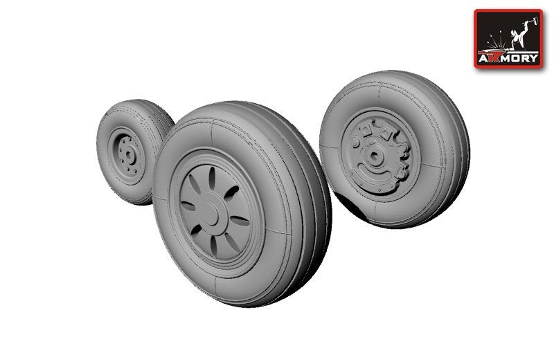Armory Models AW48305 Canadian F-35 Lightning-II wheels 1/48 – image 2
