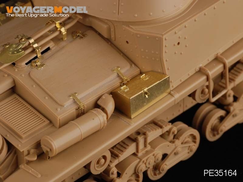 Maquette Voyager PE35164 Char moyen italien M13/40 de la Seconde Guerre mondiale pour TAMIYA 35296 1/35 – image 8