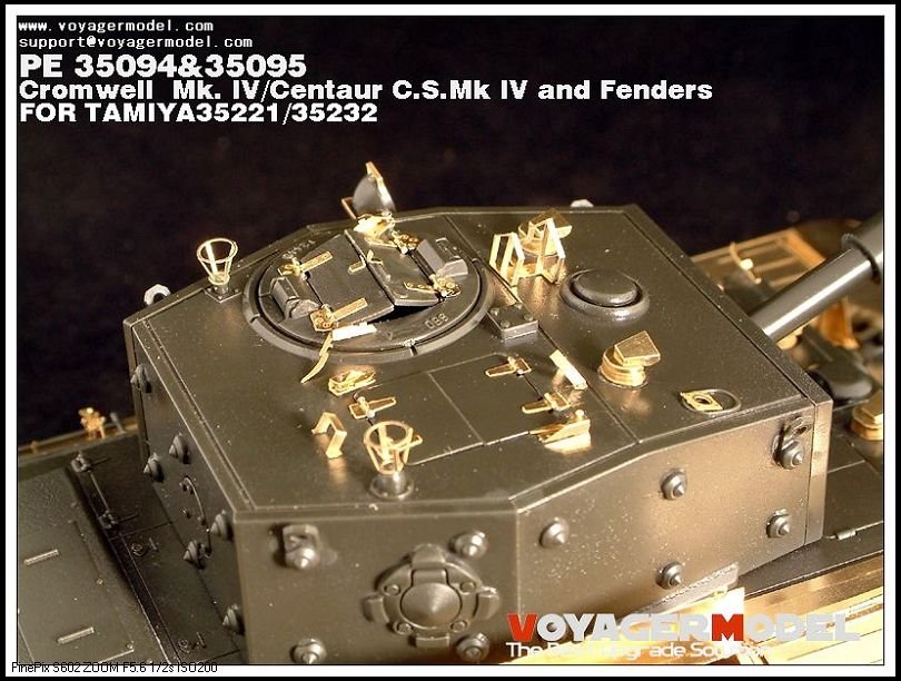 Voyager Model PE35094 Cromwell Mk. IV/Centaur C.S.Mk IV (For TAMIYA 35221/35232) 1/35 – zdjęcie 8