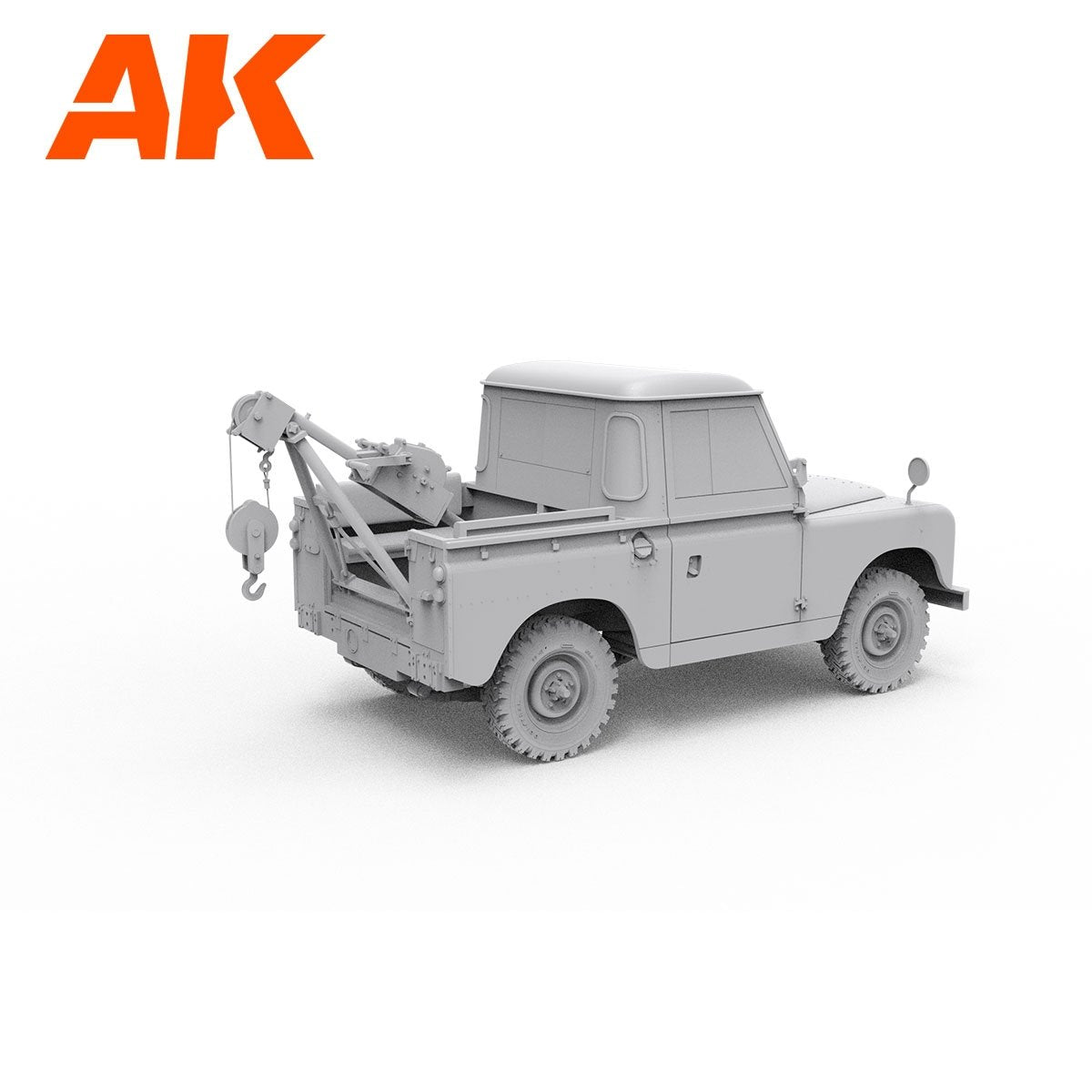 AK Interactive AK35014 LAND ROVER 88 SERIES IIA CRANE-TOW TRUCK 1/35 – immagine 8